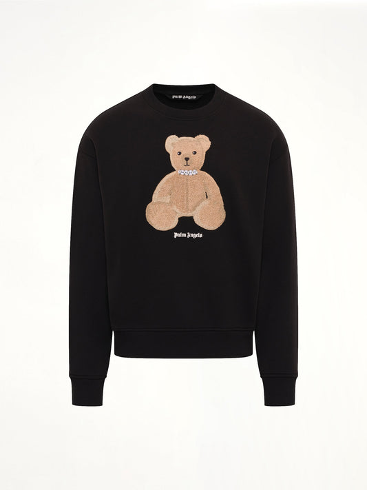 PALM ANGELS Bear Regular Sweatshirt (Black)