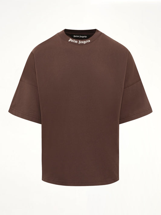 PALM ANGELS Classic Logo Over T-Shirt (Brown)