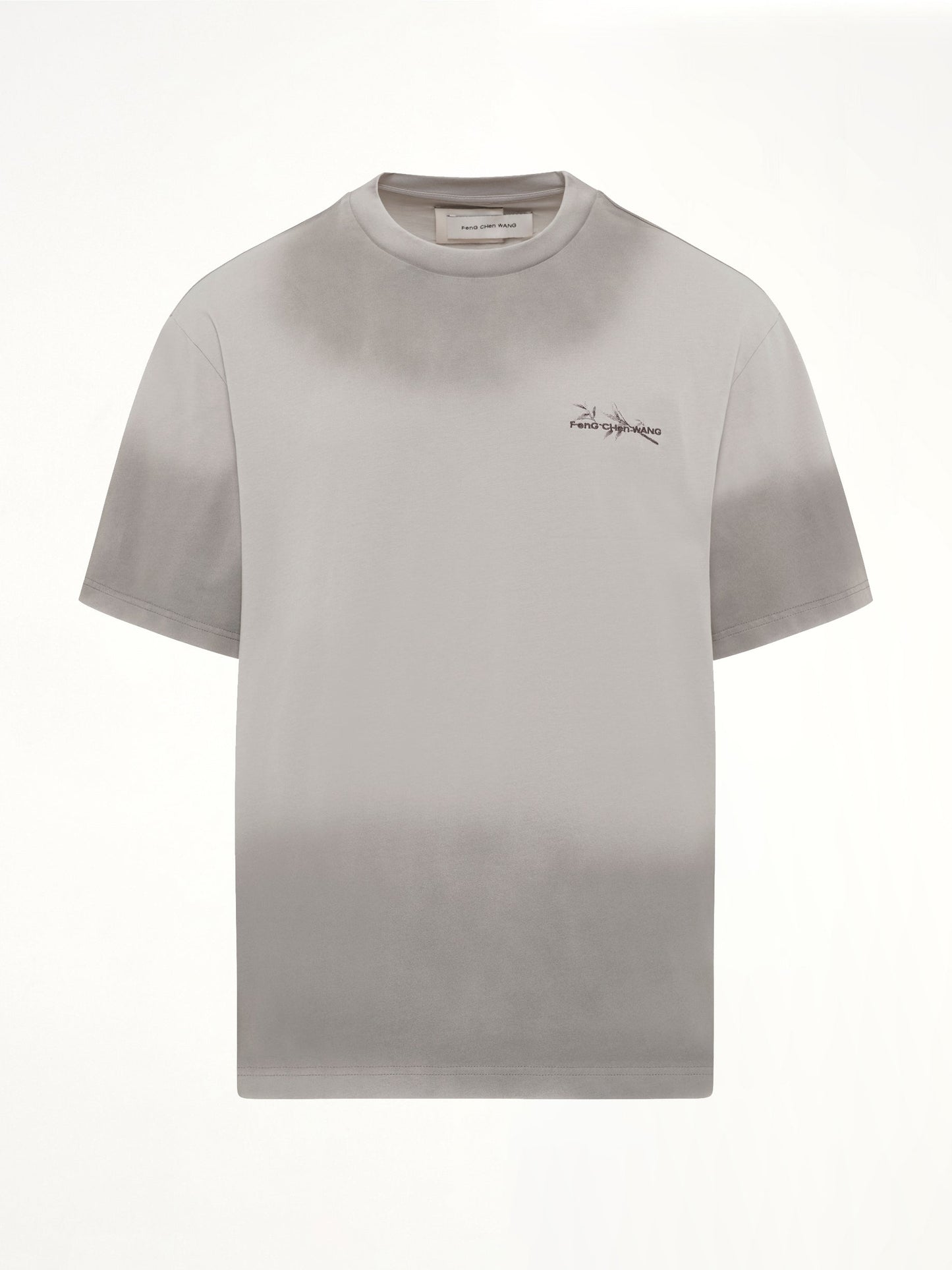 FENG CHEN WANG Spray Painted Logo T-Shirt (Grey)