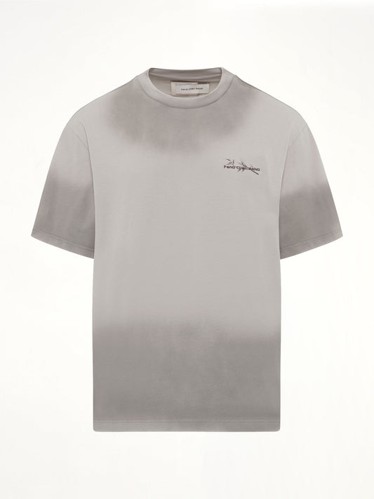 FENG CHEN WANG Spray Painted Logo T-Shirt (Grey)