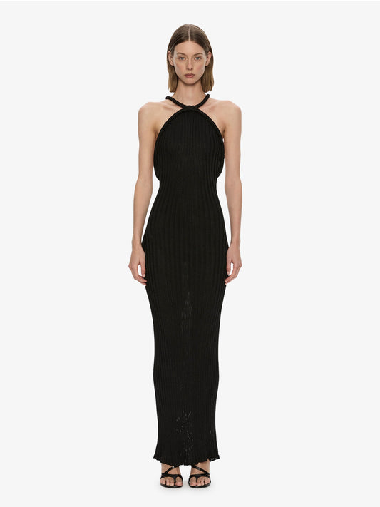 Image of Dresses. Product name - Nyx Knit Dress in Black colour by brand - CHRISTOPHER ESBER