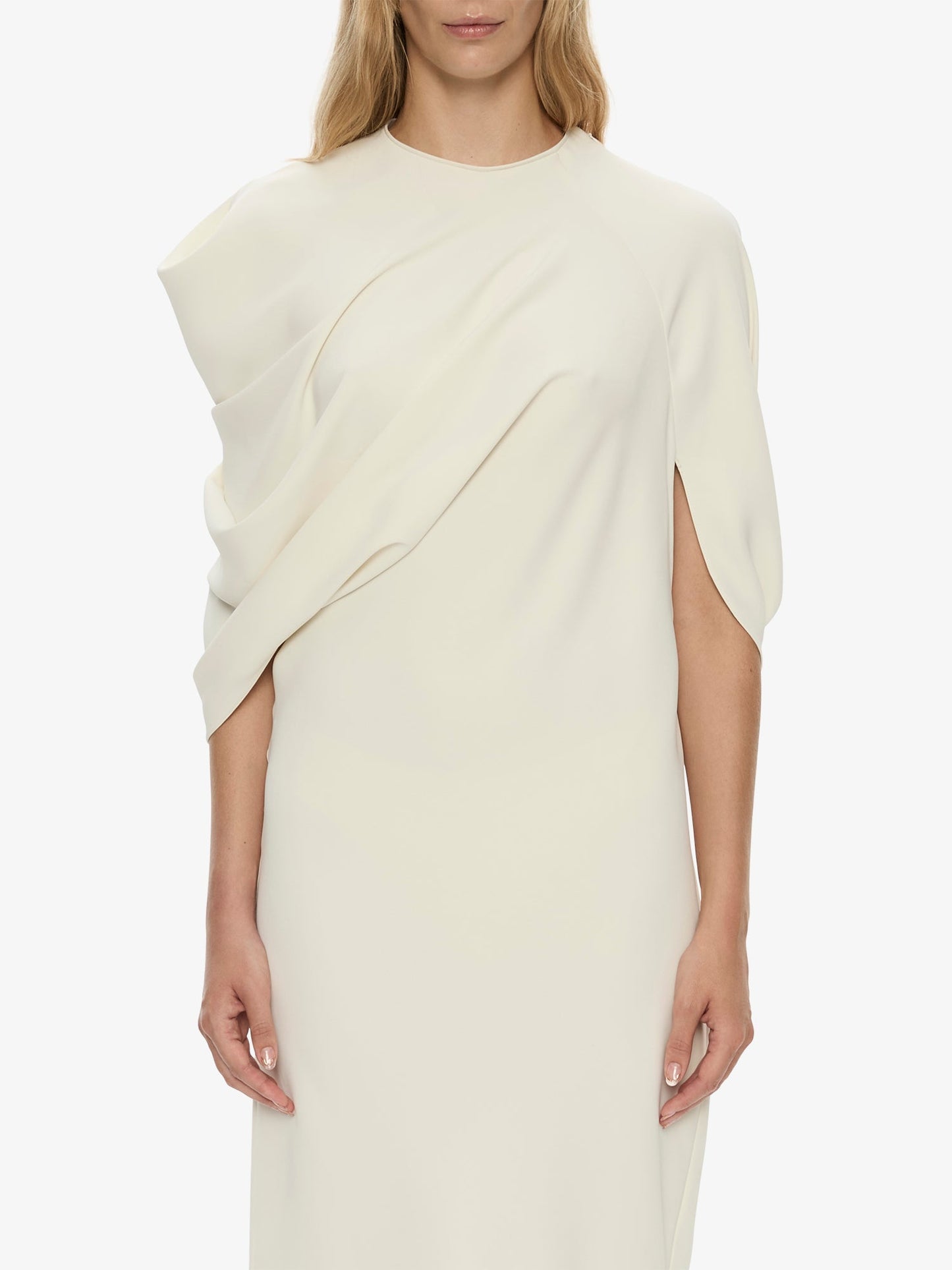 CHRISTOPHER ESBER Virelle Cocoon Dress (Cream)