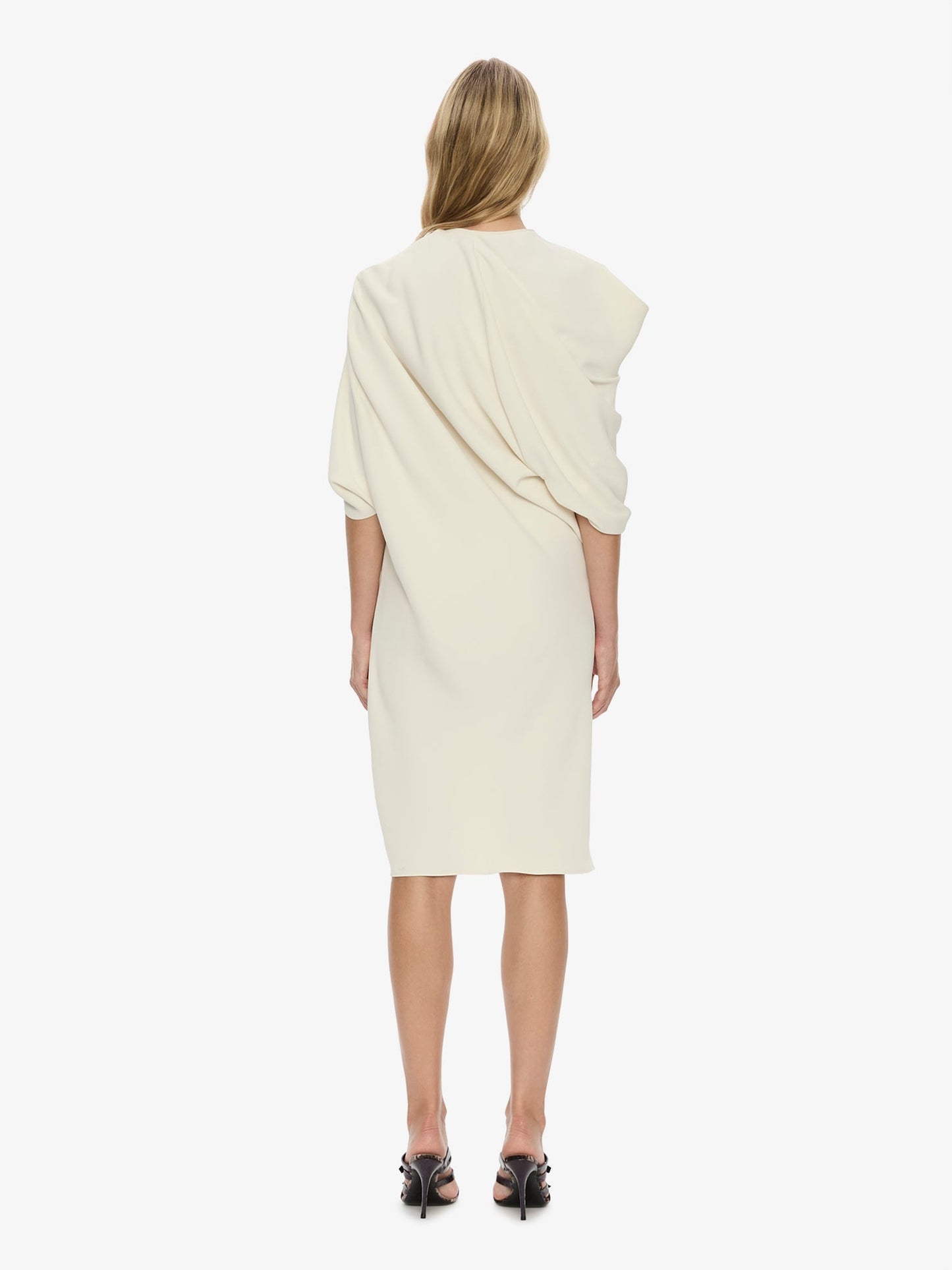 CHRISTOPHER ESBER Virelle Cocoon Dress (Cream)