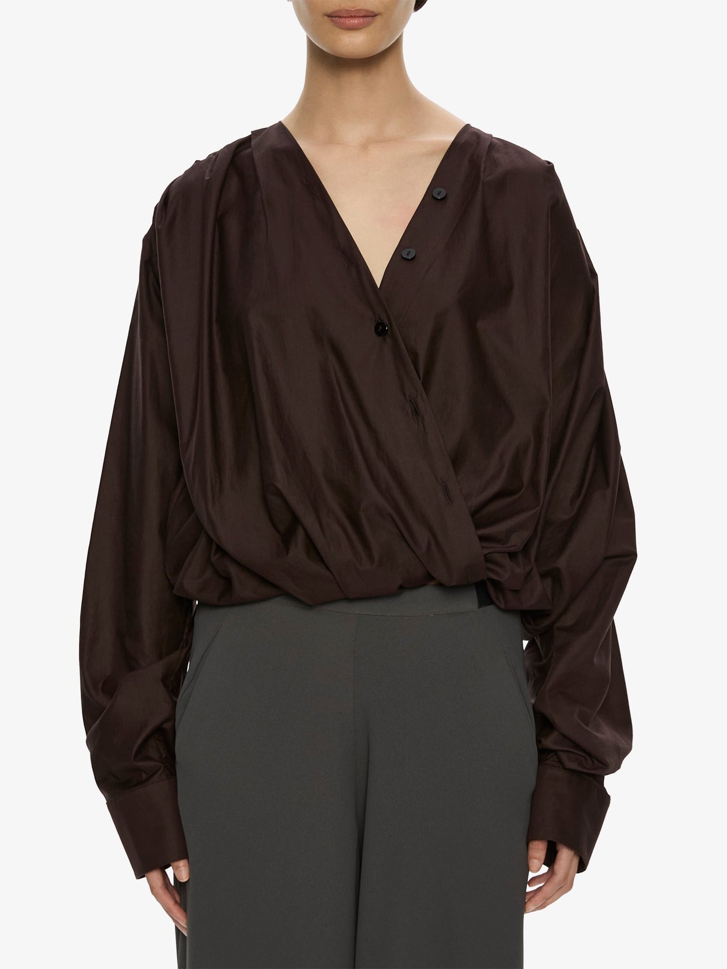 CHRISTOPHER ESBER Bias Crepe Trouser (Green)