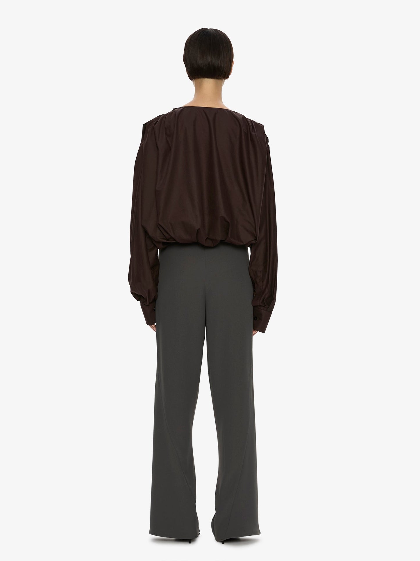 CHRISTOPHER ESBER Bias Crepe Trouser (Green)