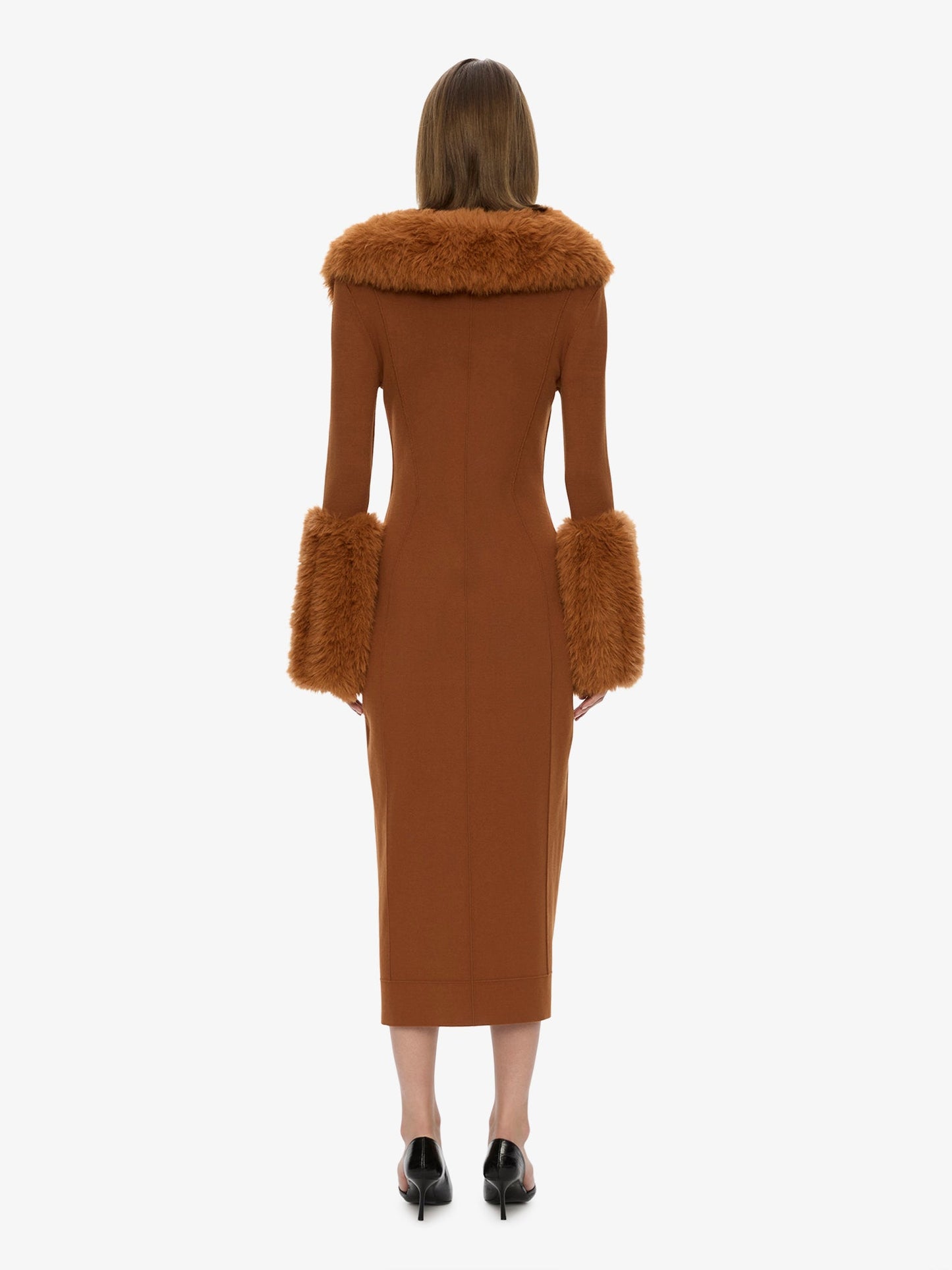 CHRISTOPHER ESBER Duncan Knit Dress (Cognac)