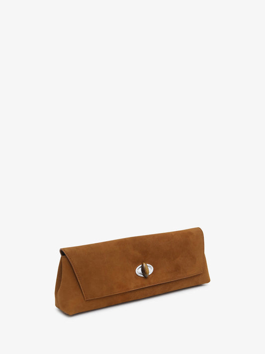CHRISTOPHER ESBER Buki Suede Clutch (Russet)