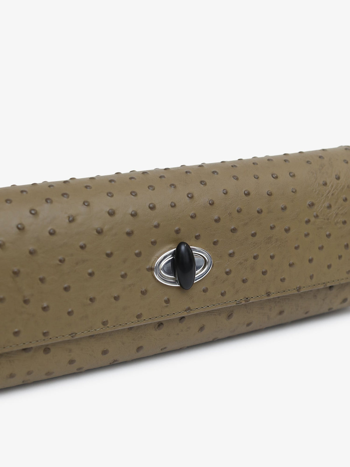 CHRISTOPHER ESBER Buki Embossed Clutch (Khaki)
