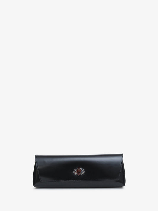 Image of Bags. Product name - Buki Polished Clutch in Black colour by brand - CHRISTOPHER ESBER