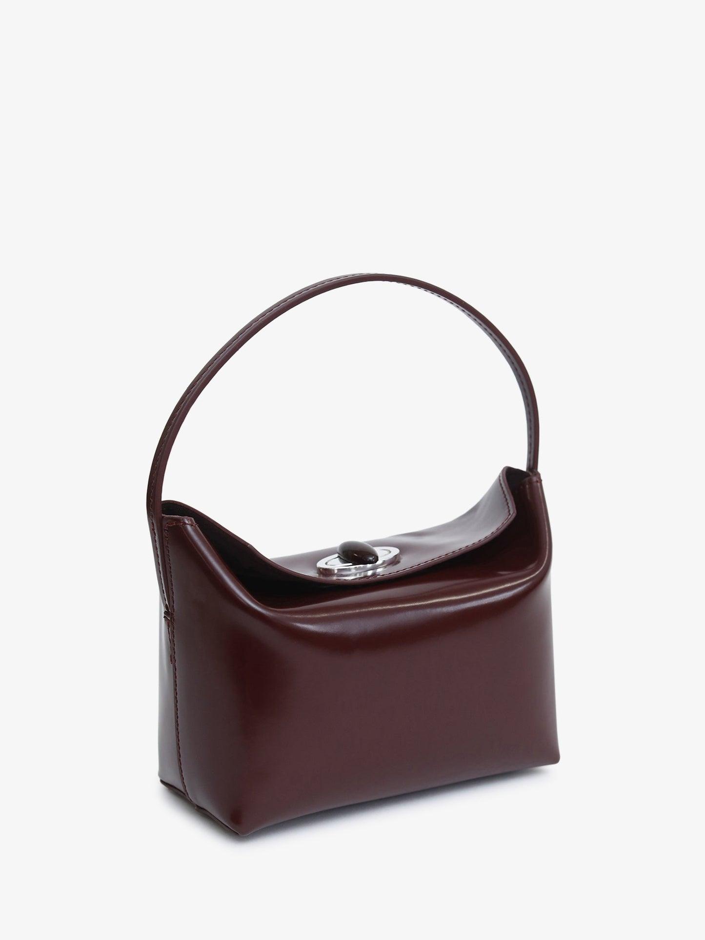 CHRISTOPHER ESBER Turnlock Polished Mini Bag (Barolo)