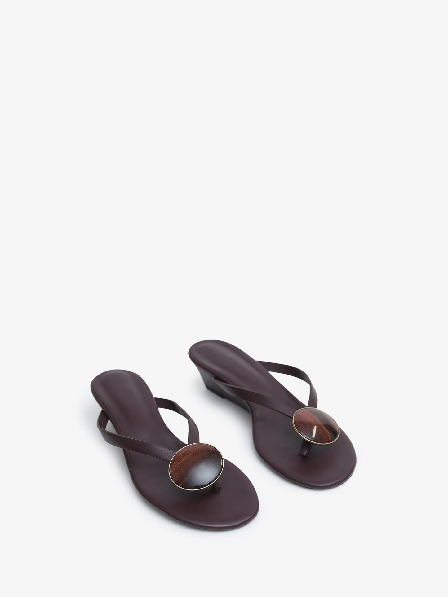 CHRISTOPHER ESBER Aura Quartz Flip Flop Wedge (Eye)