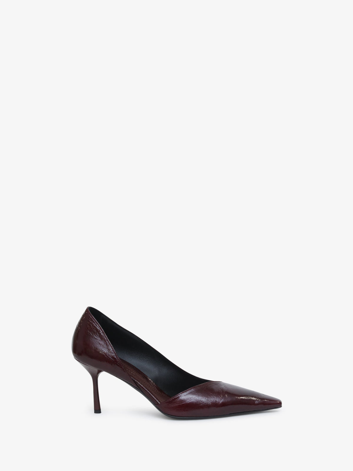 Image of Heels. Product name - Max Patent Pump in Barolo colour by brand - CHRISTOPHER ESBER