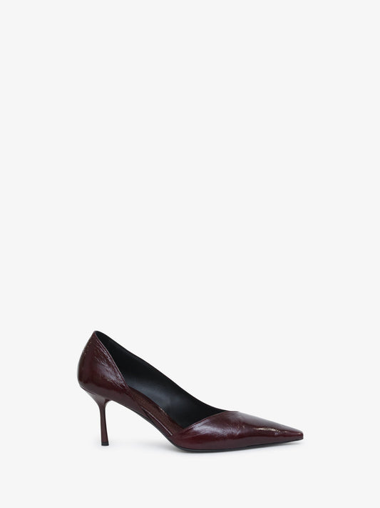 Image of Heels. Product name - Max Patent Pump in Barolo colour by brand - CHRISTOPHER ESBER
