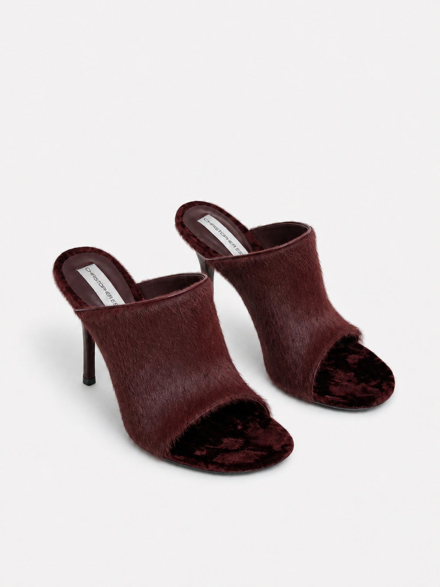 CHRISTOPHER ESBER Carla Haircalf Mule (Barolo)