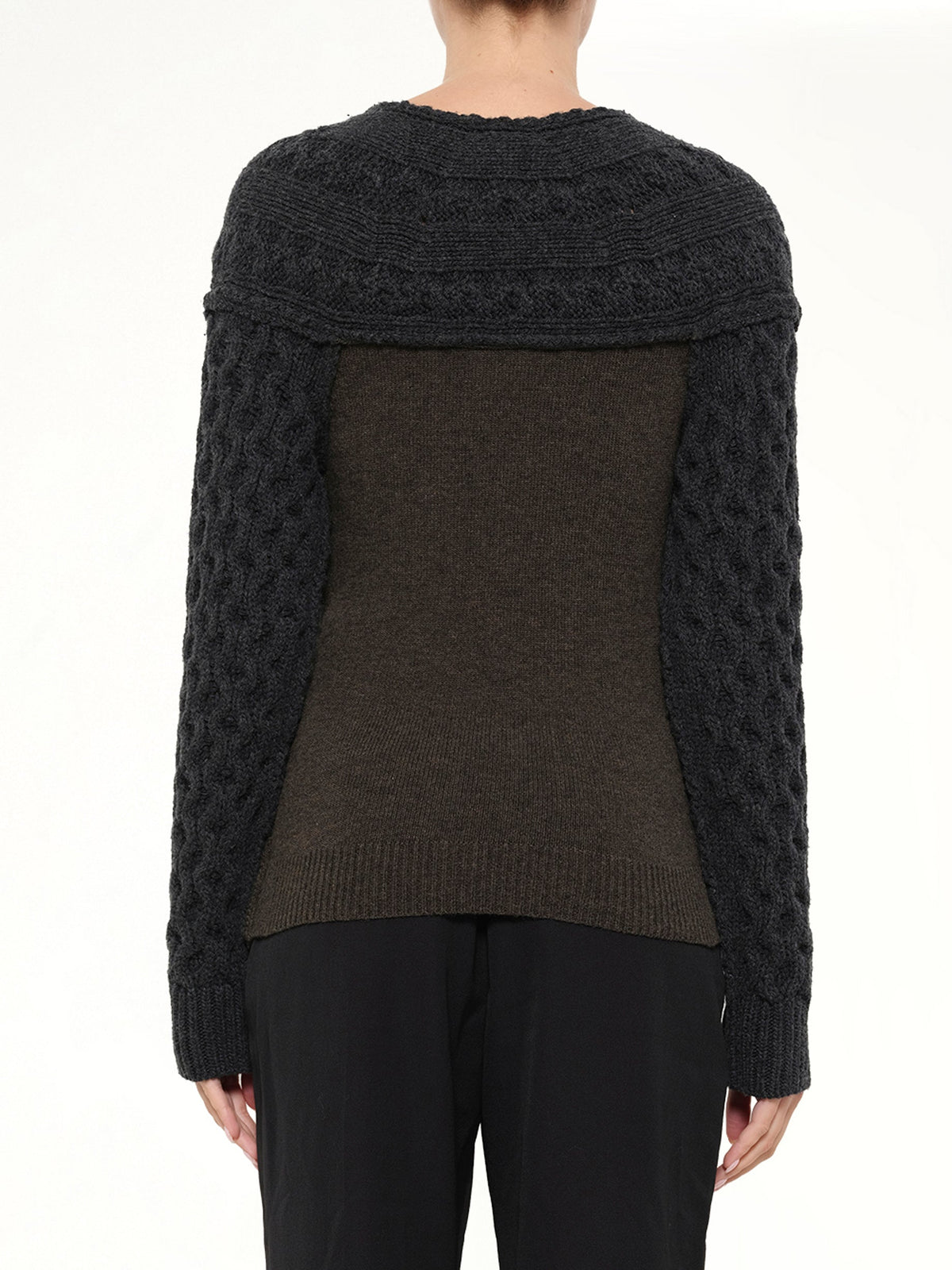 LANVIN Embroidered Top (Khaki)
