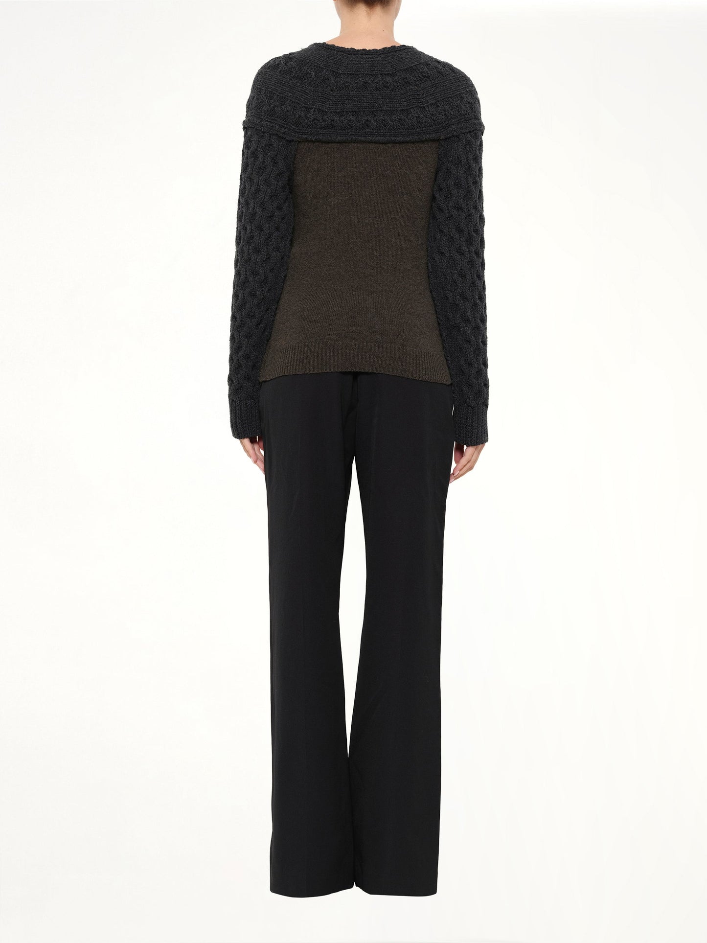 LANVIN Embroidered Top (Khaki)