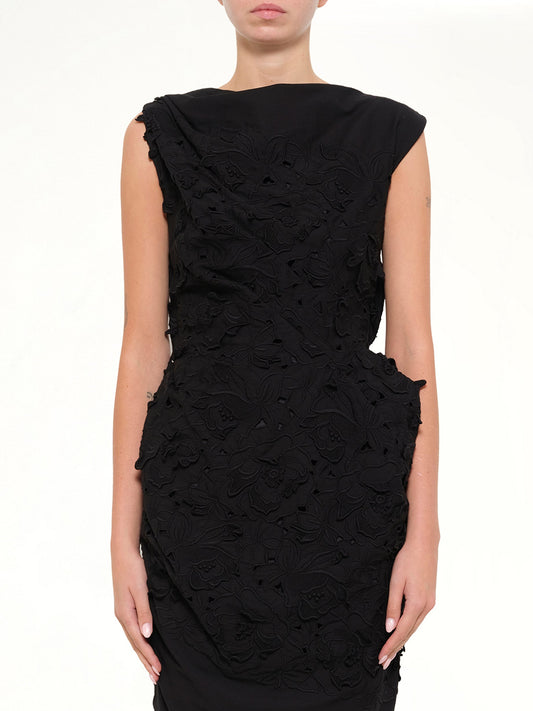 Image of Dresses. Product name - Lanvin Dress in Black colour by brand - LANVIN