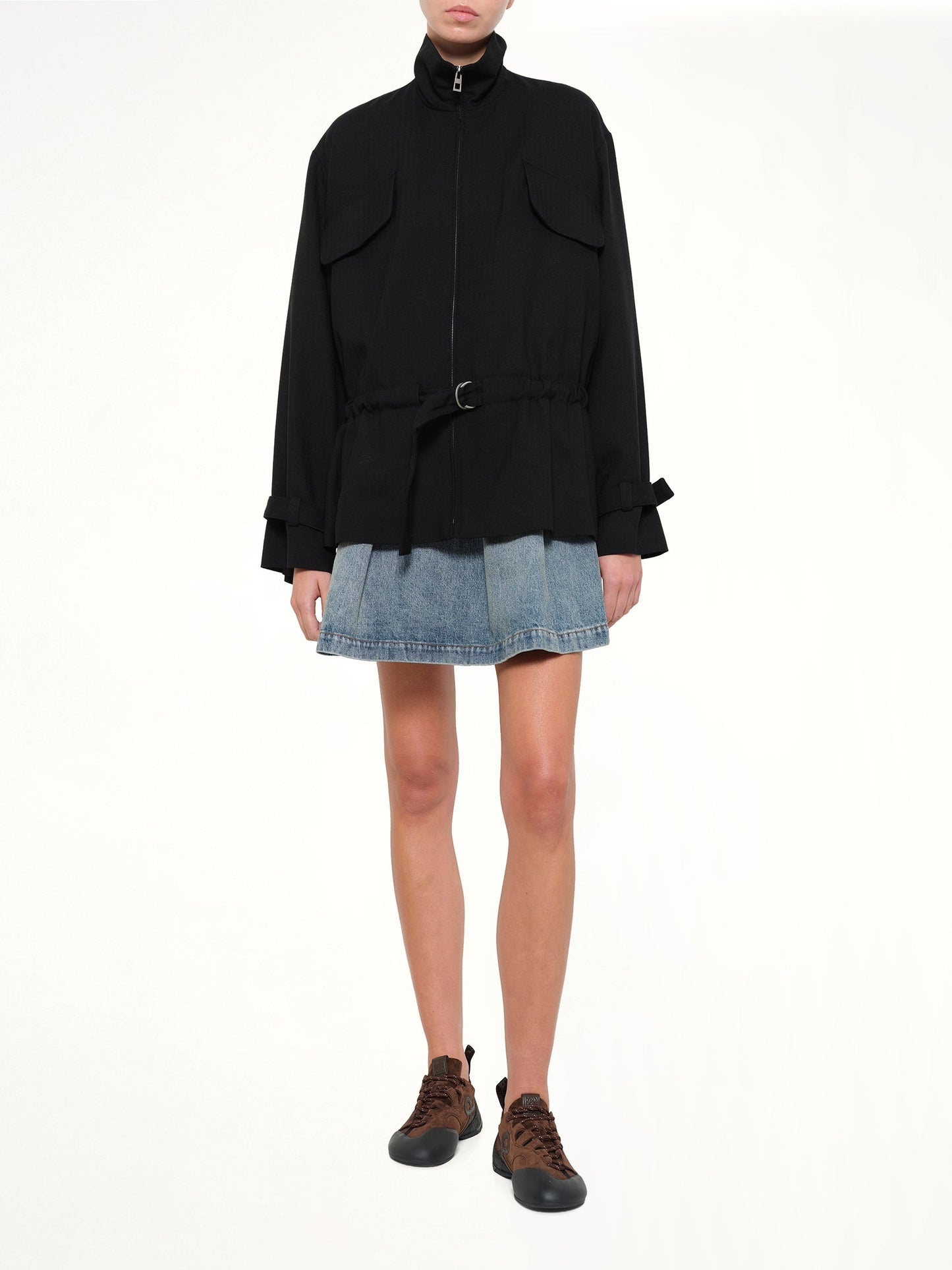 LOEWE Belted Jacket (Black)