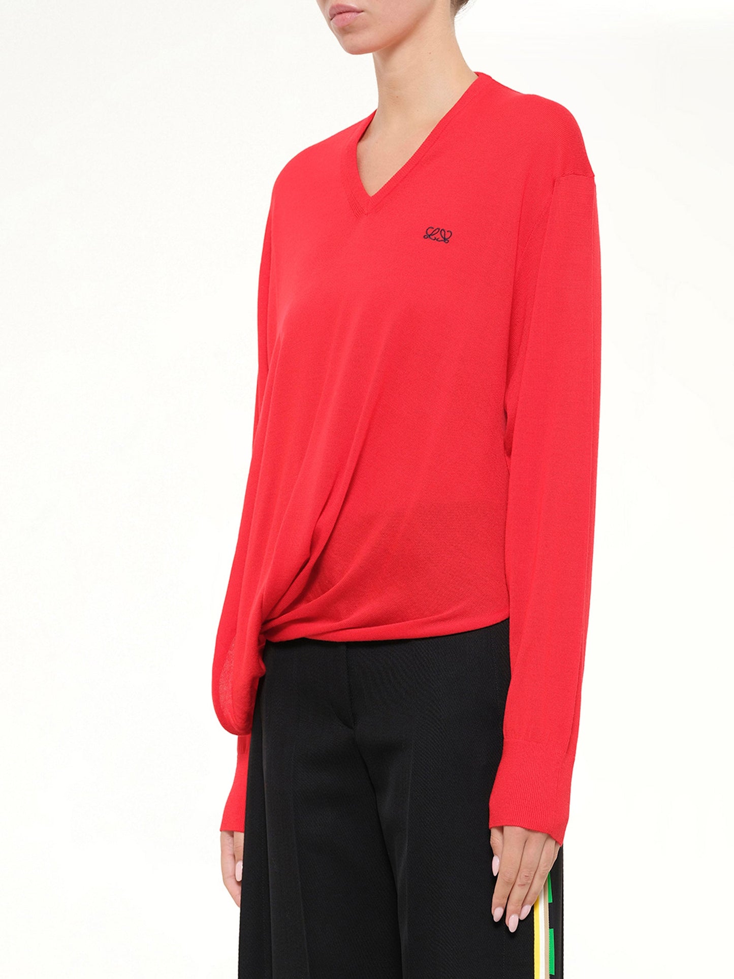 LOEWE Draped Sweater (Red)