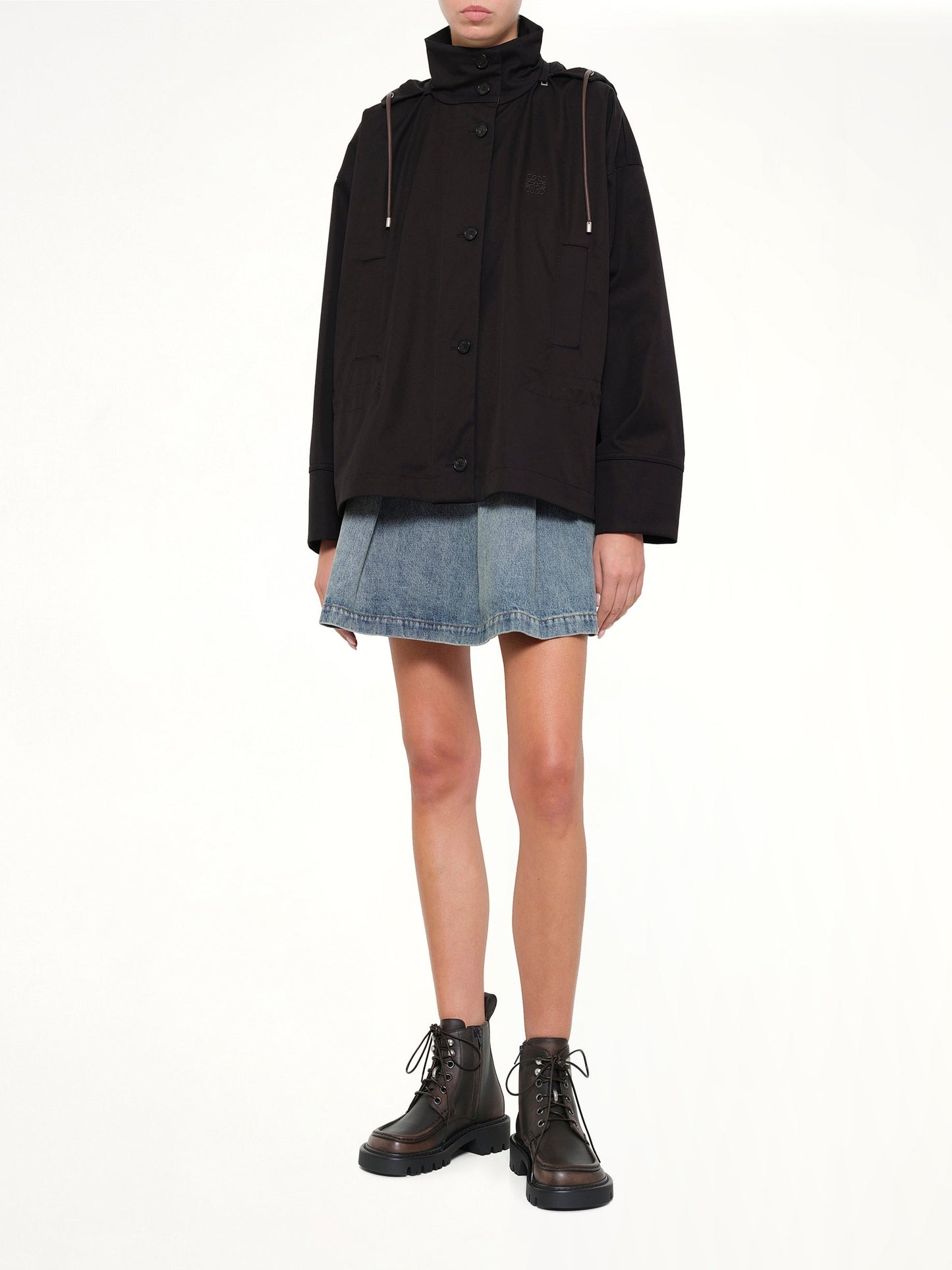 LOEWE Hooded Jacket (Black)