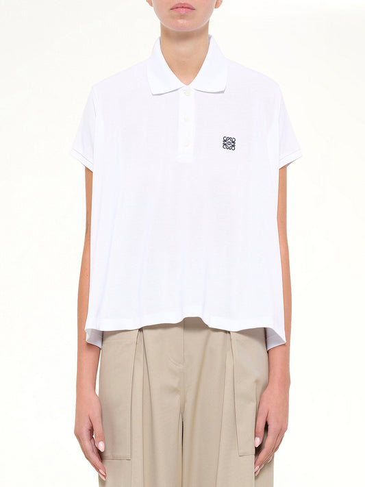 Image of Shirts. Product name - Polo in White colour by brand - LOEWE