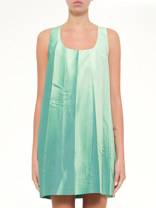 Image of Dresses. Product name - Runway Dress in Green colour by brand - LOEWE