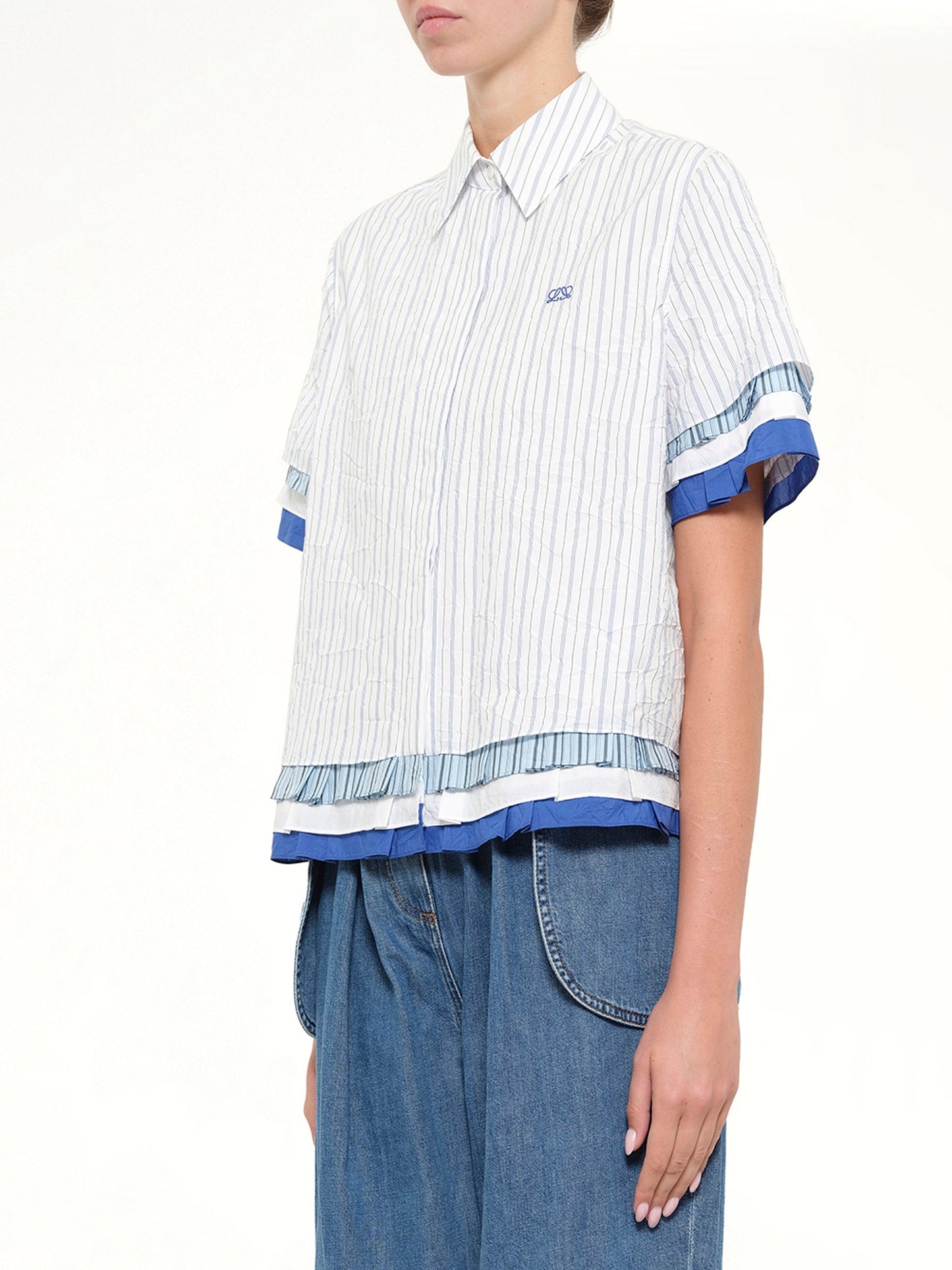 LOEWE Short Sleeve Shirt (White)