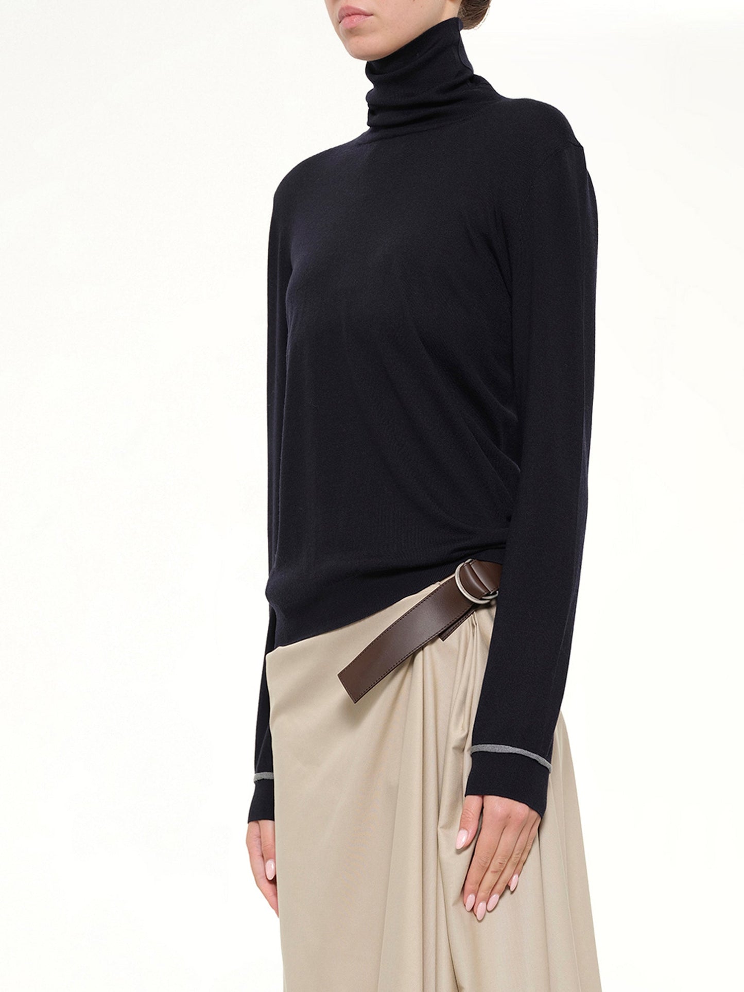 LOEWE Turtleneck Sweater (Navy)