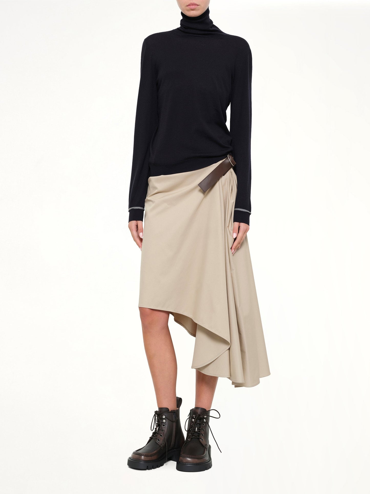 LOEWE Turtleneck Sweater (Navy)