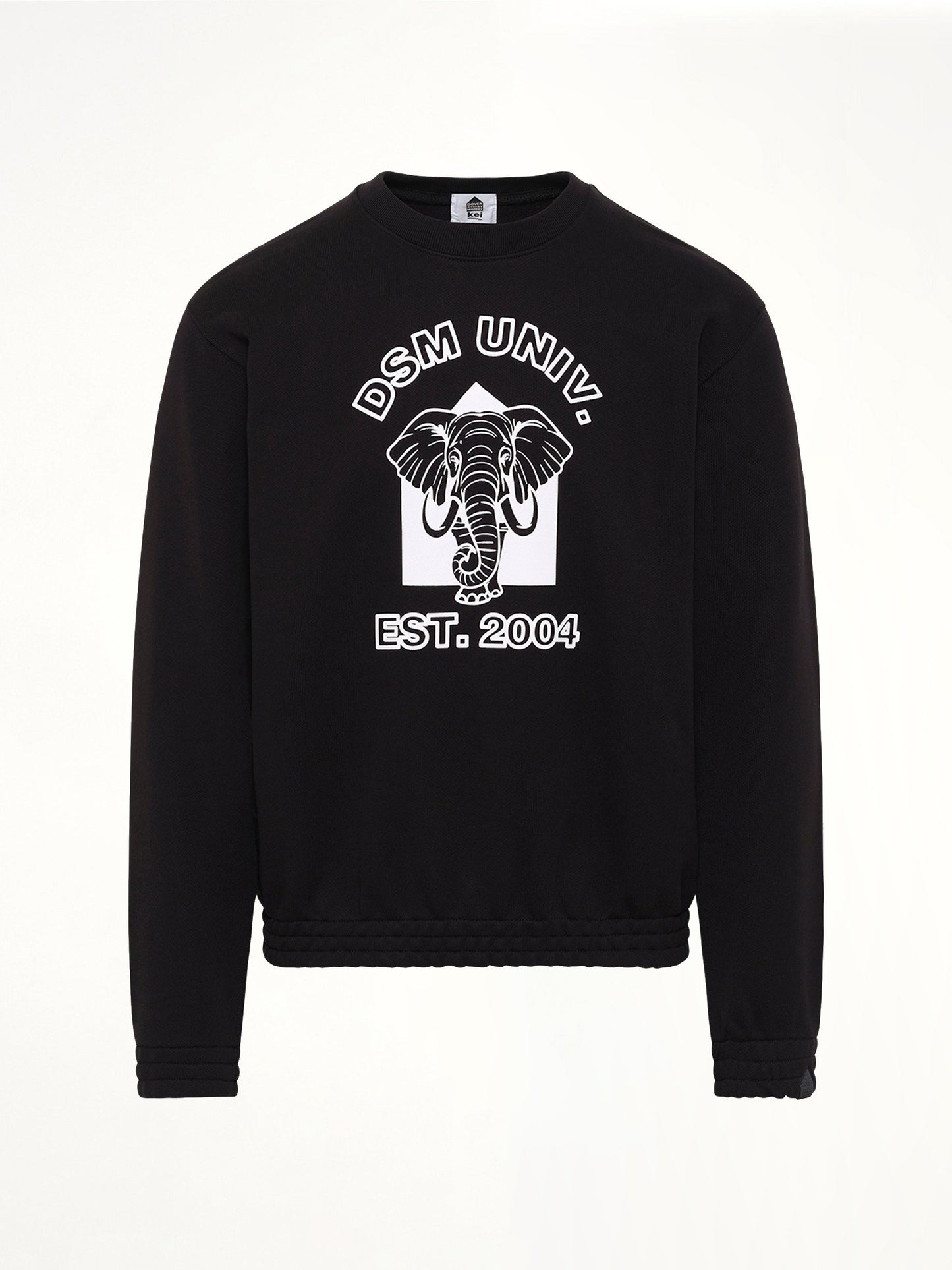 DSM KEI NINOMIYA Pile Knit Cotton Sweatshirt (Black)