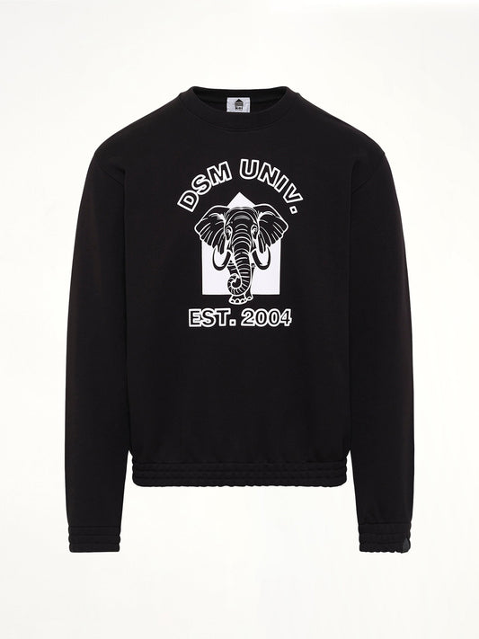 DSM KEI NINOMIYA Pile Knit Cotton Sweatshirt (Black)
