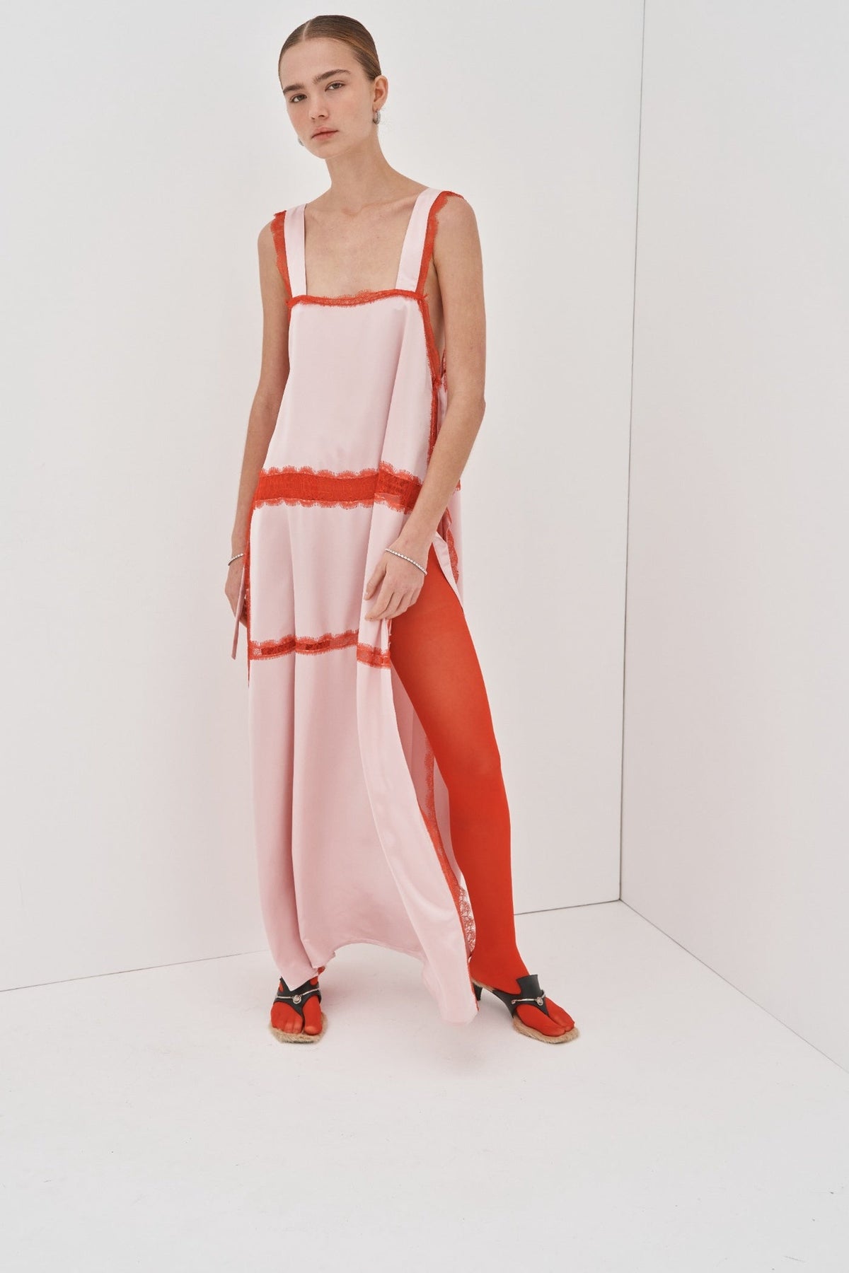 Image of Dresses. Product name - Sabine Dress Preorder in Pink colour by brand - Blanca Studio