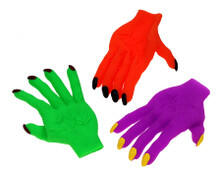 Image of Toys. Product name - Halloween Gloves in colour by brand - Toymate