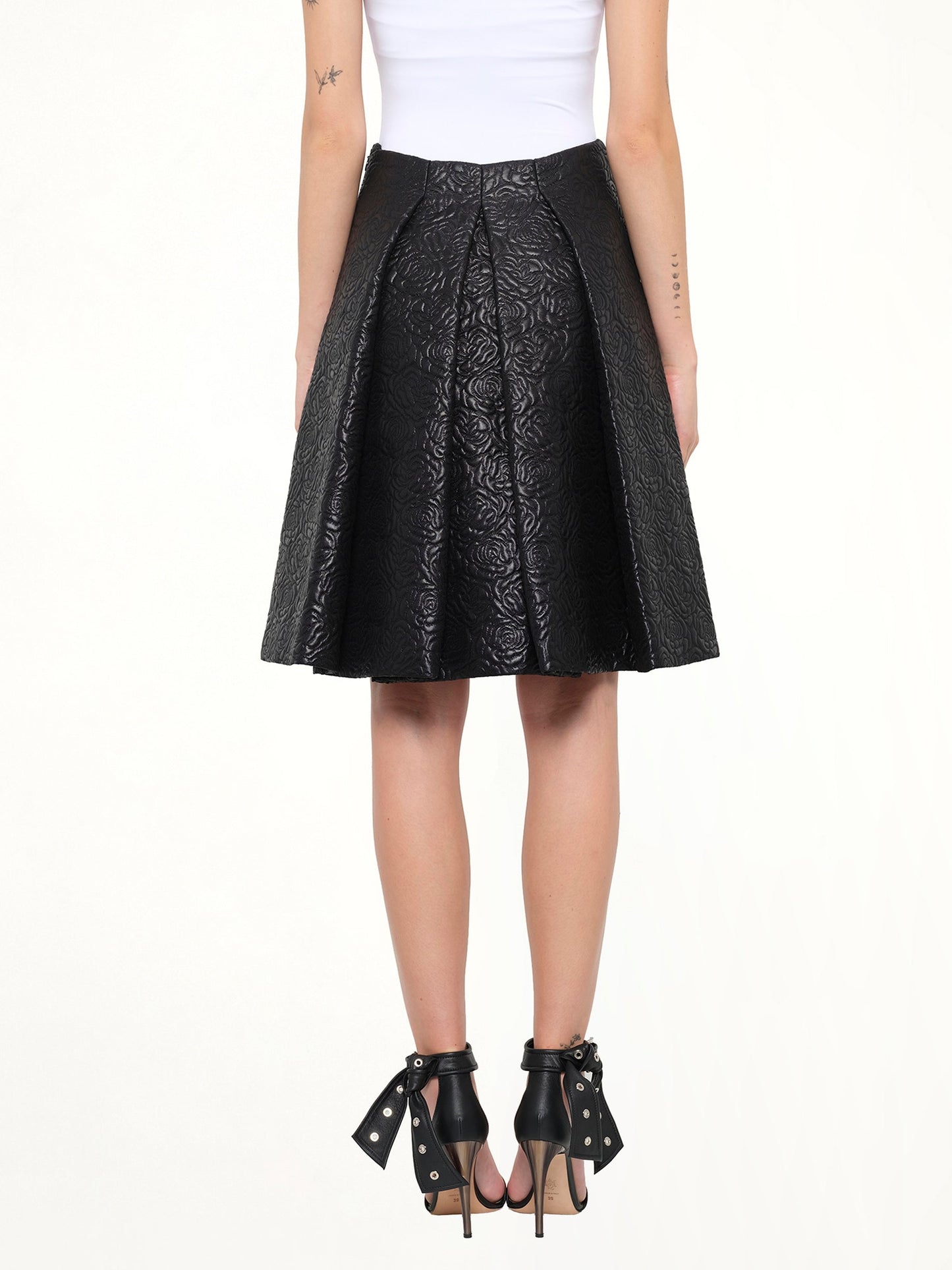 Alexander McQueen Roses Skirt (Black)