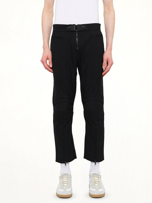 Image of a model wearing Pants. Product name - Pants in Black colour by brand - JUUNJ