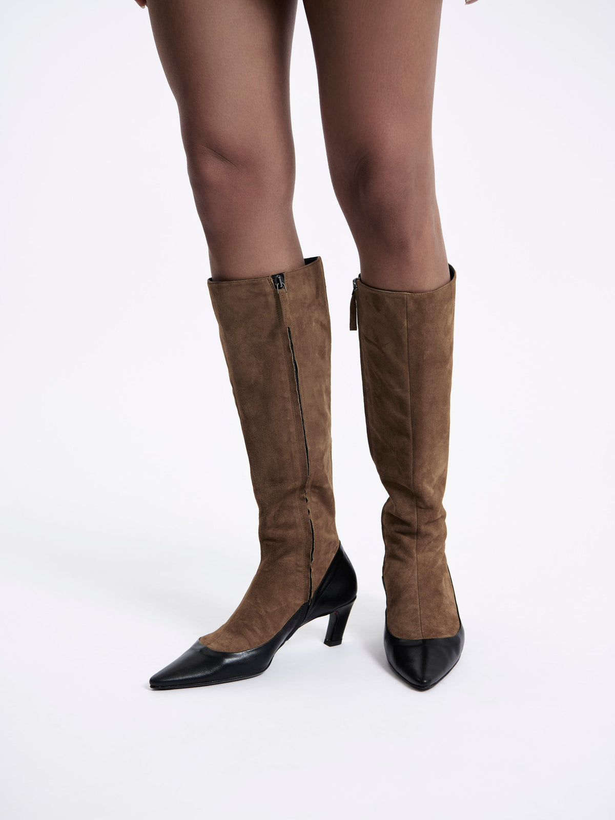 CHRISTOPHER ESBER Corte Panelled High Boot (Black)