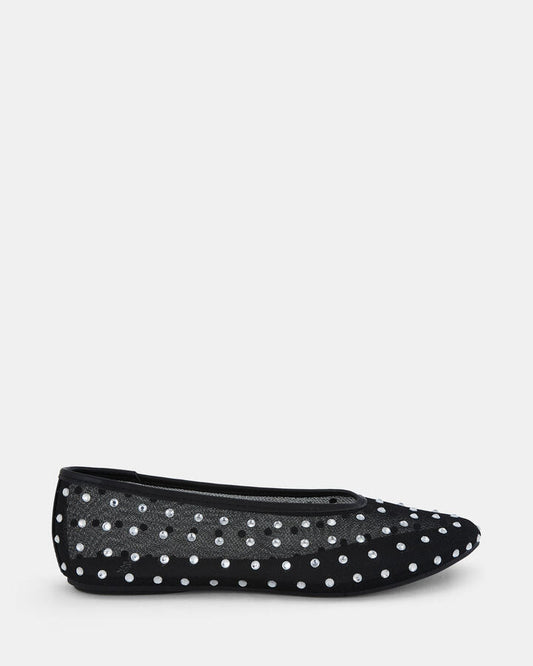 Image of Flats. Product name - Coda Women's Casual Flat Closed BLACK Novo Casual in Black colour by brand - NOVO