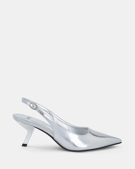 Image of Sandals. Product name - Zindy Women's Fast Fashion SILVER Novo Sandals in Silver colour by brand - NOVO