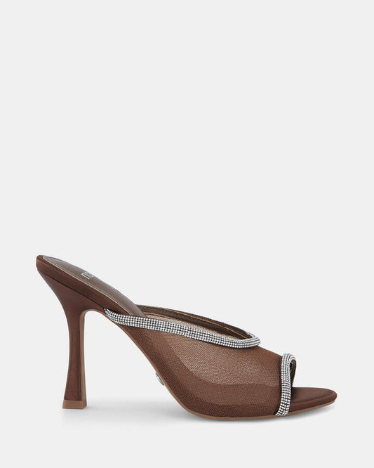 Image of Sandals. Product name - Zemma Women's Fast Fashion BROWN Novo Sandals in Brown colour by brand - NOVO
