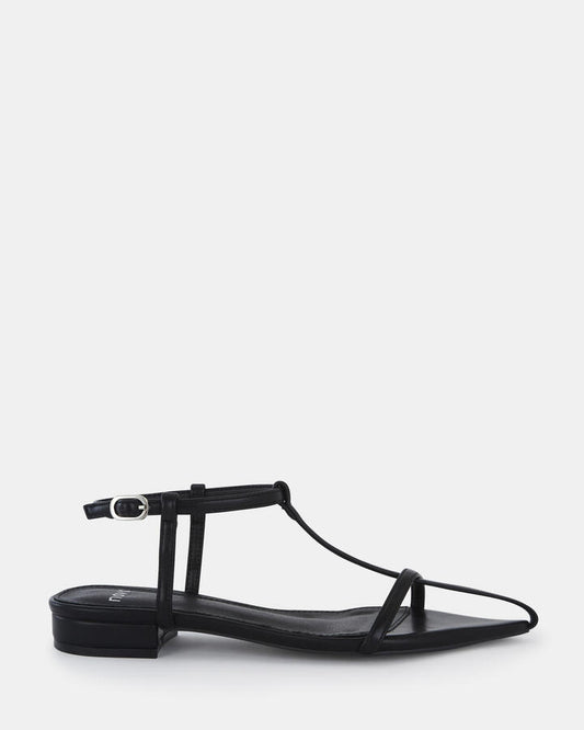 Image of Sandals. Product name - Zack Women's Fast Fashion BLACK Novo Sandals in Black colour by brand - NOVO