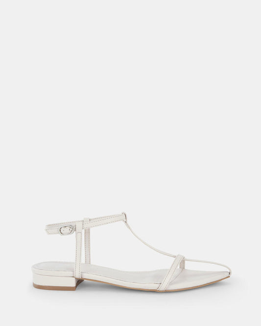 Image of Sandals. Product name - Zack Women's Fast Fashion CREAM Novo Sandals in Cream colour by brand - NOVO