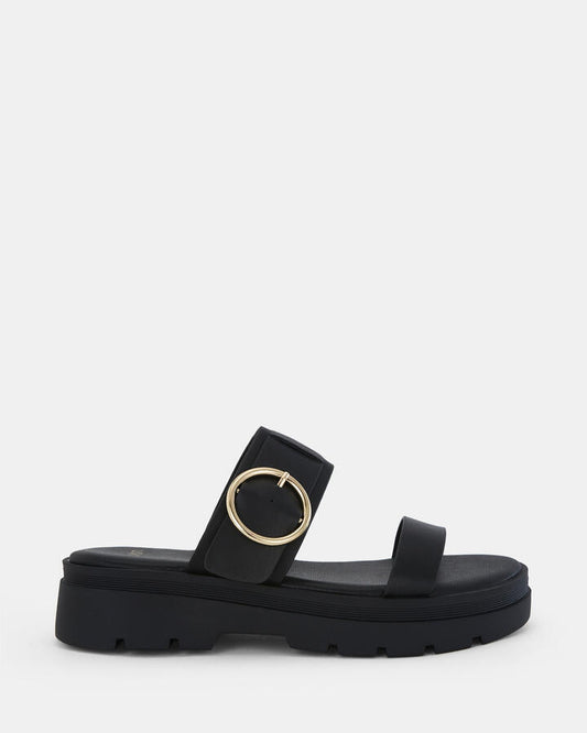 Image of Sandals. Product name - Tease Women's Thongs BLACK Novo Thongs in Black colour by brand - NOVO