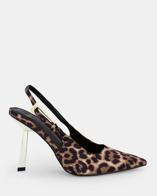 Image of Sandals. Product name - Zooming Women's Fast Fashion Leopard Novo Sandals in Leopard colour by brand - NOVO