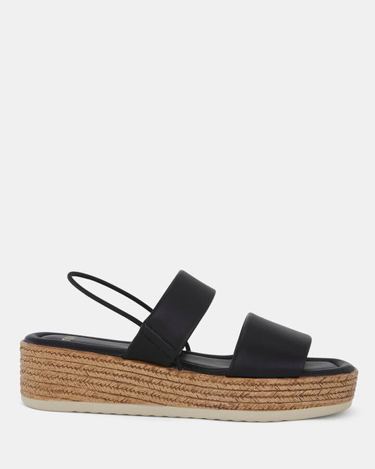 Image of Boots. Product name - Wylie Women's Wedge BLACK Novo Wedges in Black colour by brand - NOVO