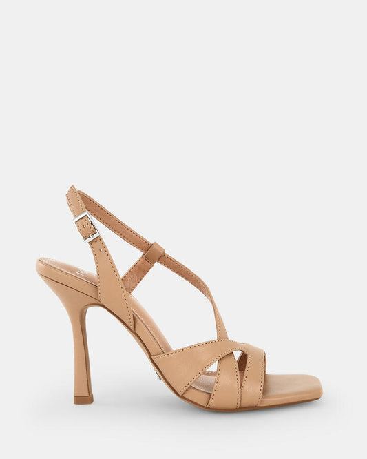 Image of Sandals. Product name - Zozey Women's Fast Fashion Sand Novo Sandals in Sand colour by brand - NOVO