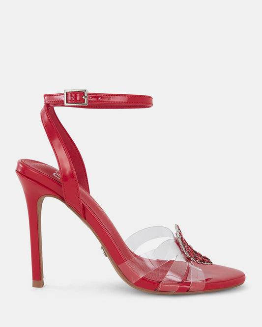 Image of Sandals. Product name - Zamore Women's Fast Fashion RED Novo Sandals in Red colour by brand - NOVO