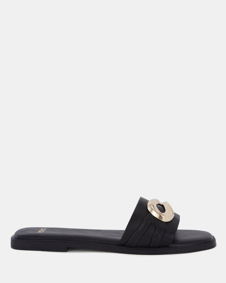 Image of Sandals. Product name - Scarlette Women's Thongs BLACK Novo Thongs in Black colour by brand - NOVO