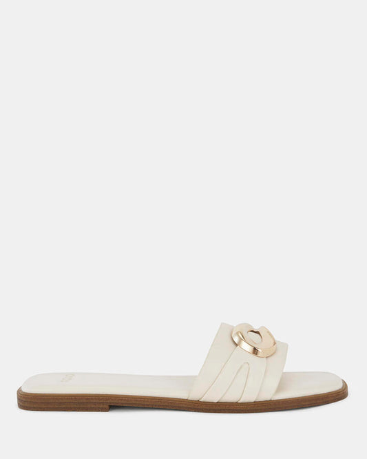Image of Sandals. Product name - Scarlette Women's Thongs CREAM Novo Thongs in Cream colour by brand - NOVO