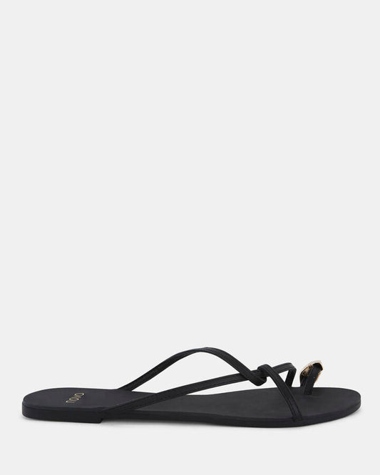 Image of Sandals. Product name - Shoshanna Women's Thongs BLACK Novo Thongs in Black colour by brand - NOVO
