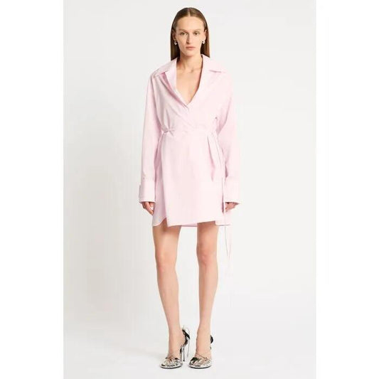 Image of Dresses. Productname: Camisa Shirt Dress in Pink colour by brand - sass and bide